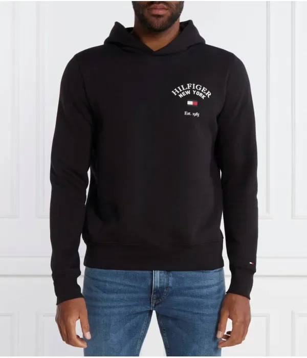 Толстовка ARCHED VARSITY regular fit Tommy Hilfiger, черный
