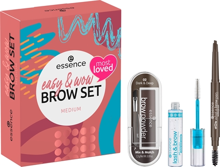 

Подарочный набор для бровей essence easy & WOW, 3 szt.