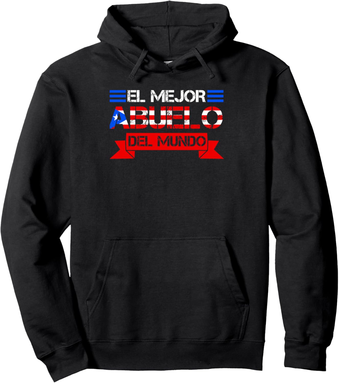 

Худи el mejor abuelo del mundo Puerto Rico Puerto Rican Flag Puerto Rican Roots Gift Idea, черный