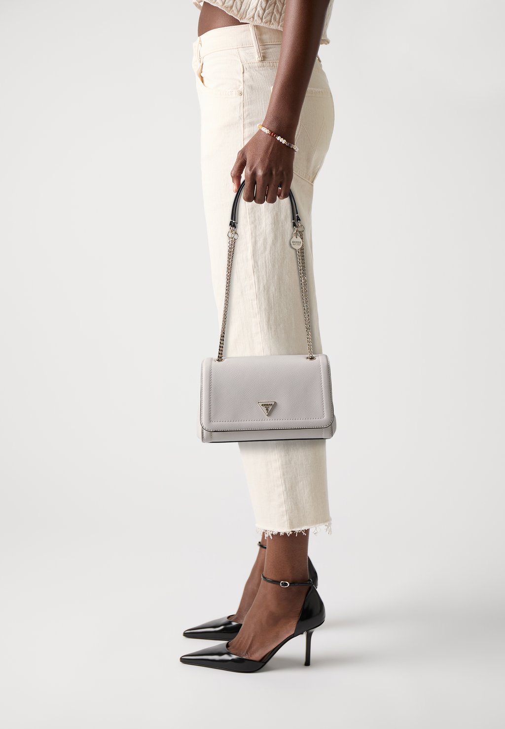 

Сумка через плечо NOELLE II XBODY FLAP - Across body bag Guess, кремовый