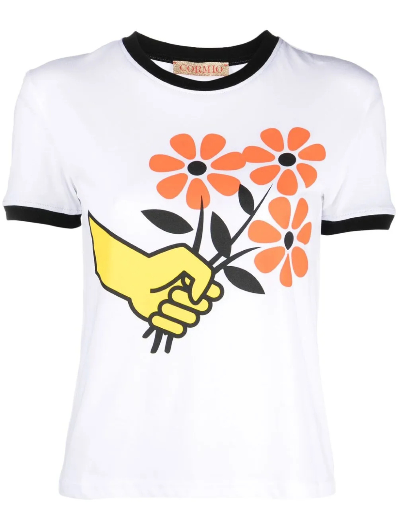 

CORMIO футболка Mazzolino Fiori, белый