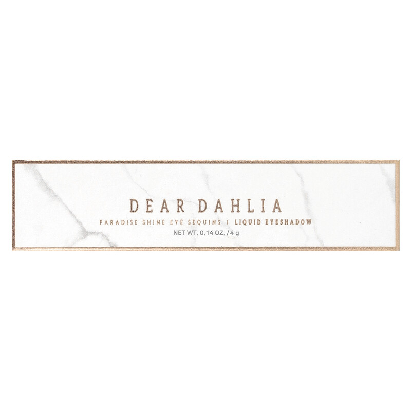 Dear Dahlia, Paradise Shine Eye Sequins, жидкие тени для век, Actress, 4 г (0,14 унции) — фото 2