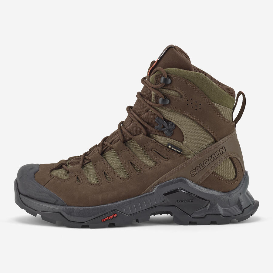 Мужские охотничьи ботинки Salomon Quest Tracker GTX, водонепроницаемые, коричневые — фото 2