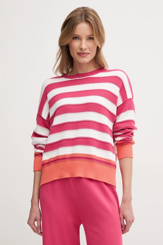 

Хлопковый свитер United Colors Of Benetton, розовый