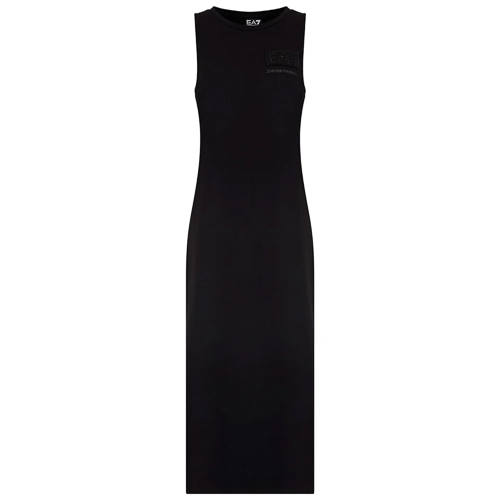 

Платье EA7 EMPORIO ARMANI 7W000180_AF12484 sleeveless midi, черный