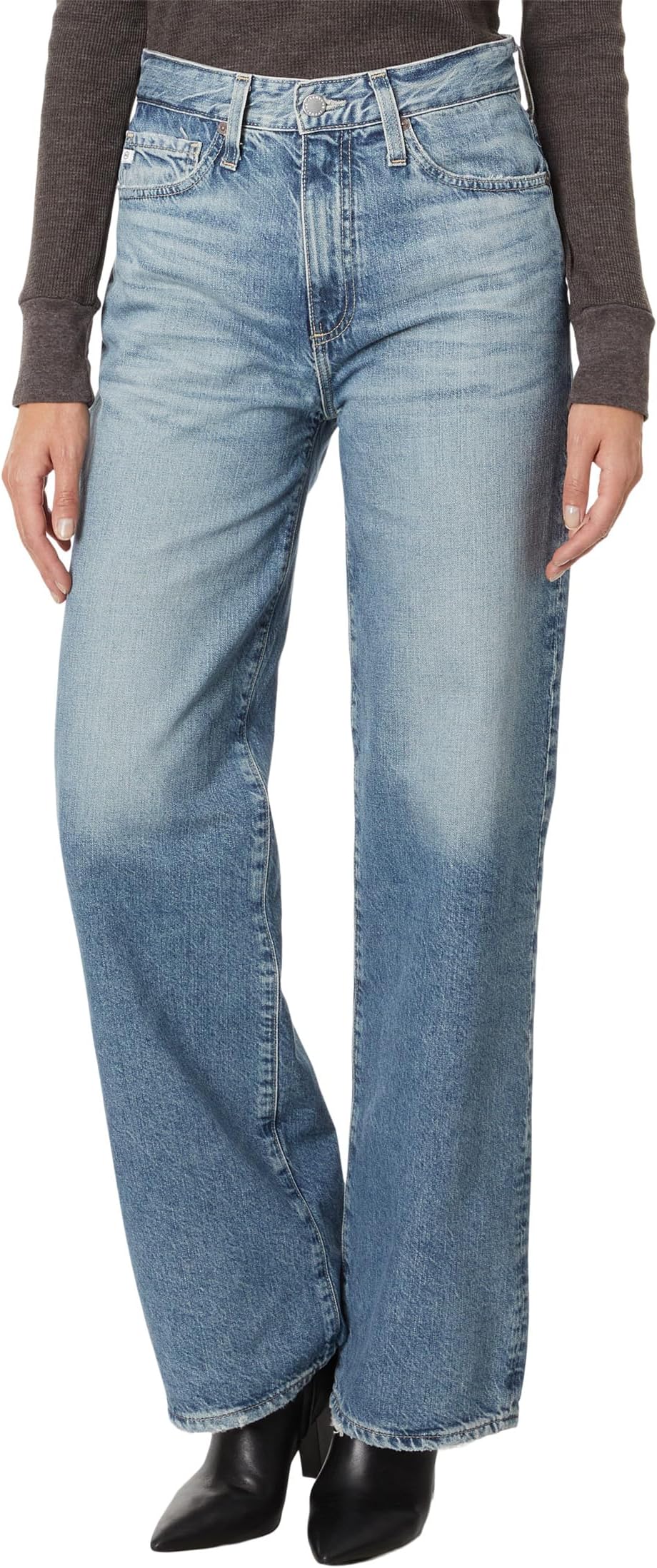 

Джинсы AG Jeans Kora High-Rise Wide Leg in Rival, цвет Rival