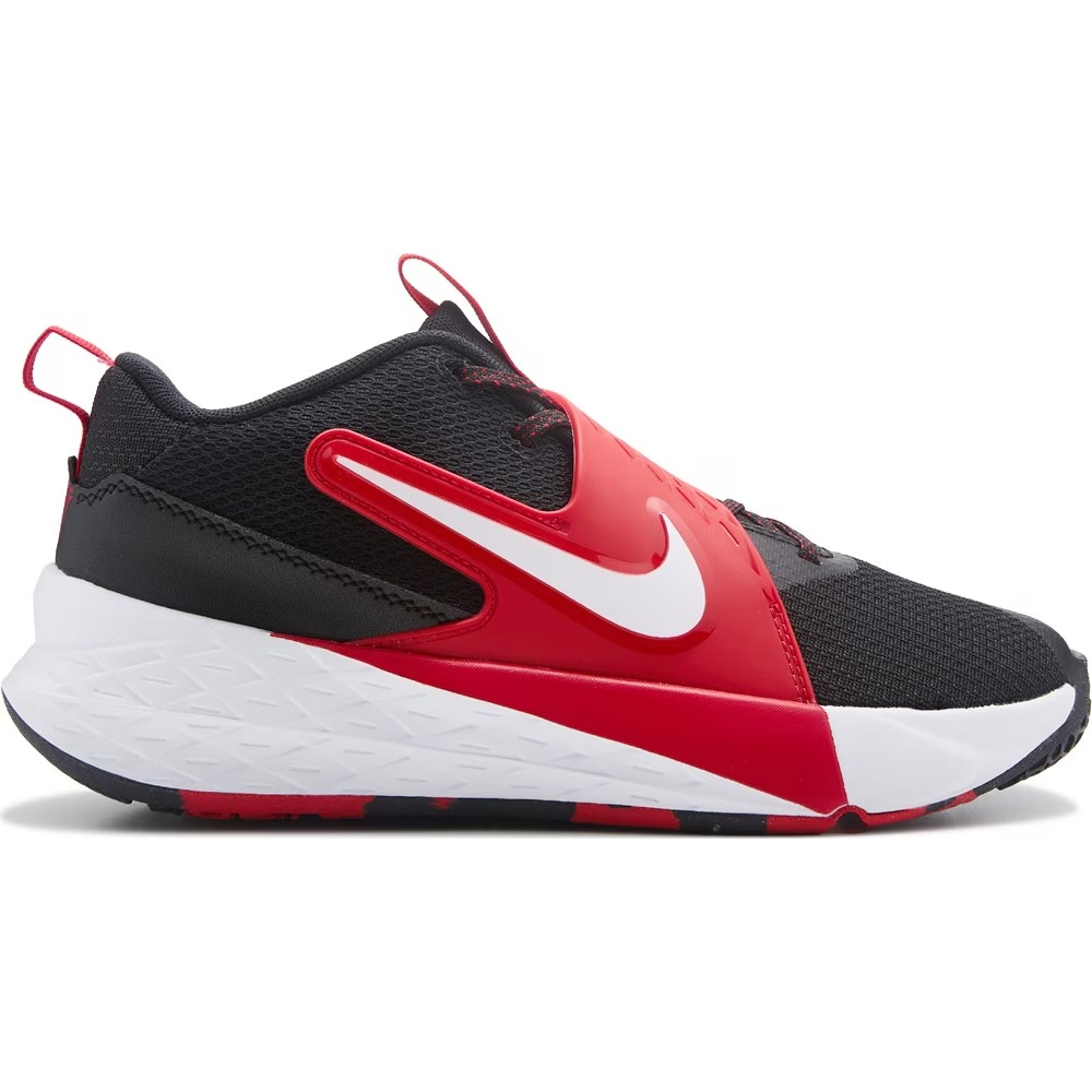Детские баскетбольные кроссовки Nike Hustle 12 для старших детей, black/red — фото 2
