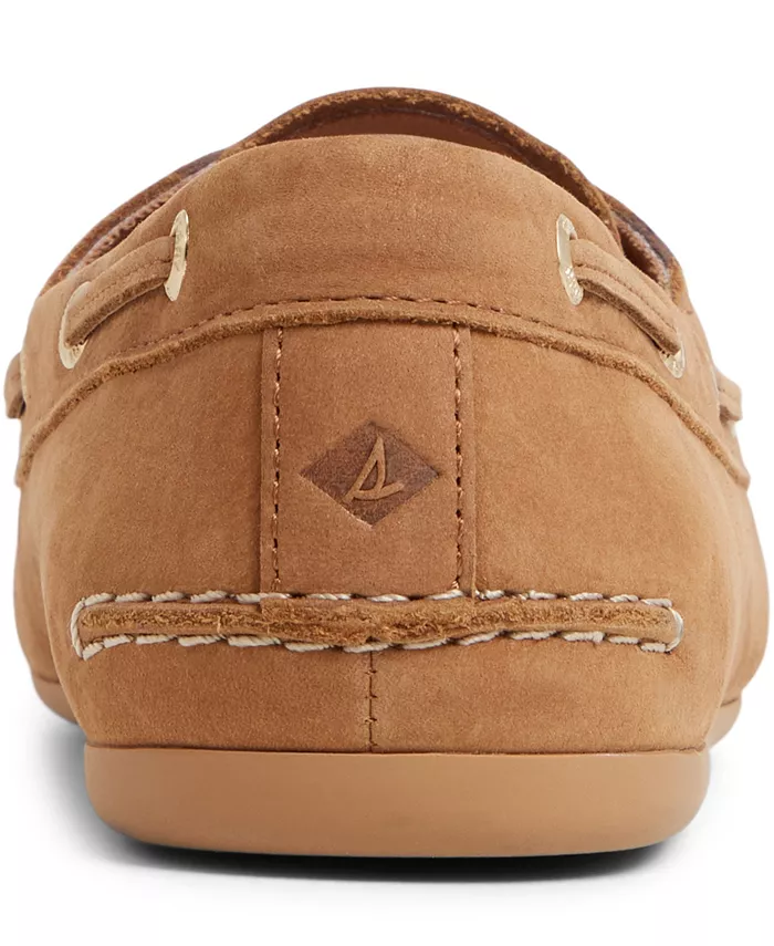 Женские узкие туфли-лодочки без застежек Sperry, коричневый/бежевый — фото 3