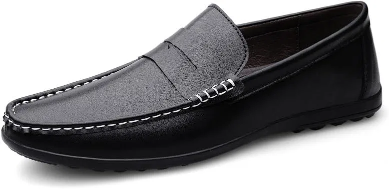Лоферы мужские из PU кожи, Black SayfuR — фото 2