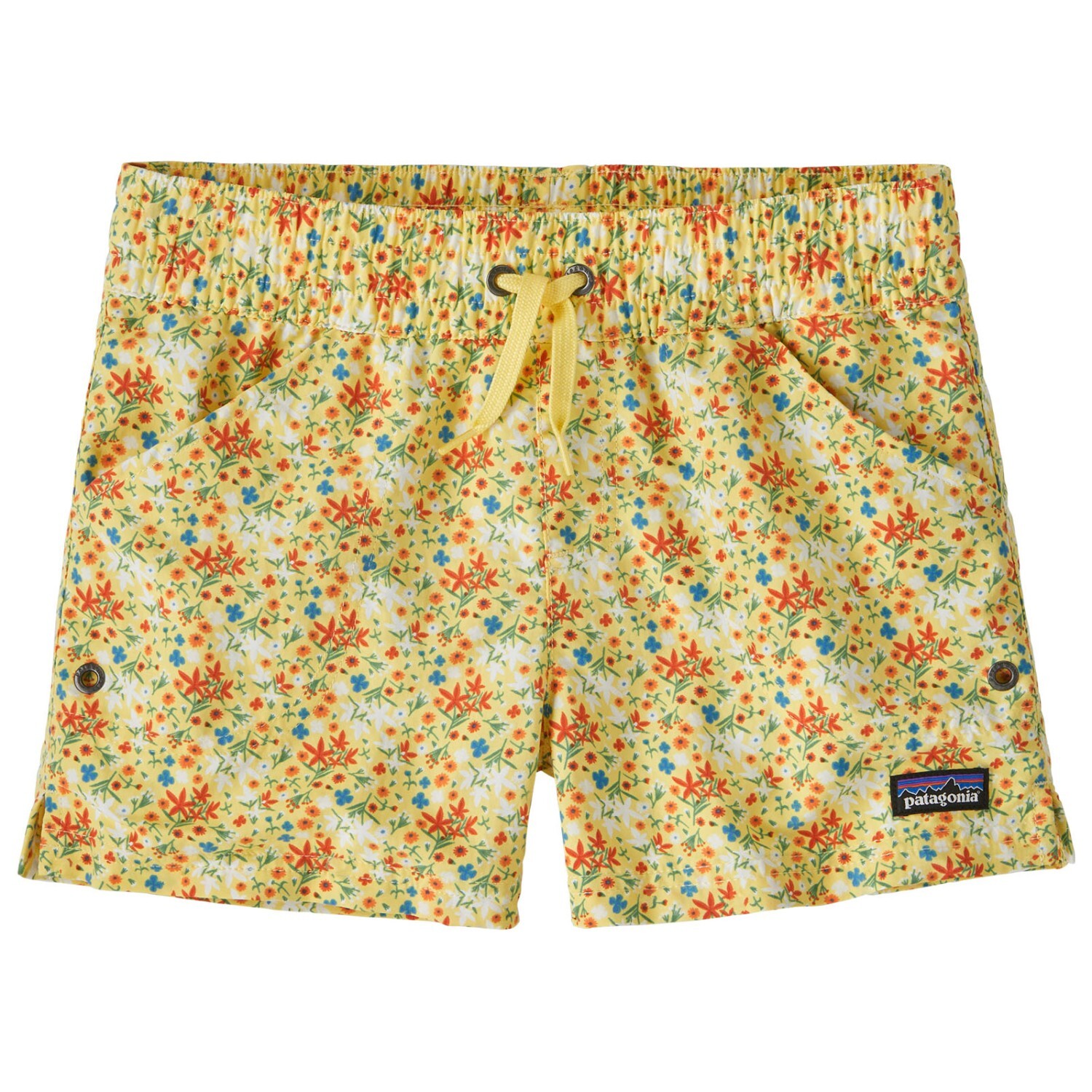 

Шорты Patagonia Girl's Costa Rica Baggies Shorts, цвет Little Isla/Milled Yellow