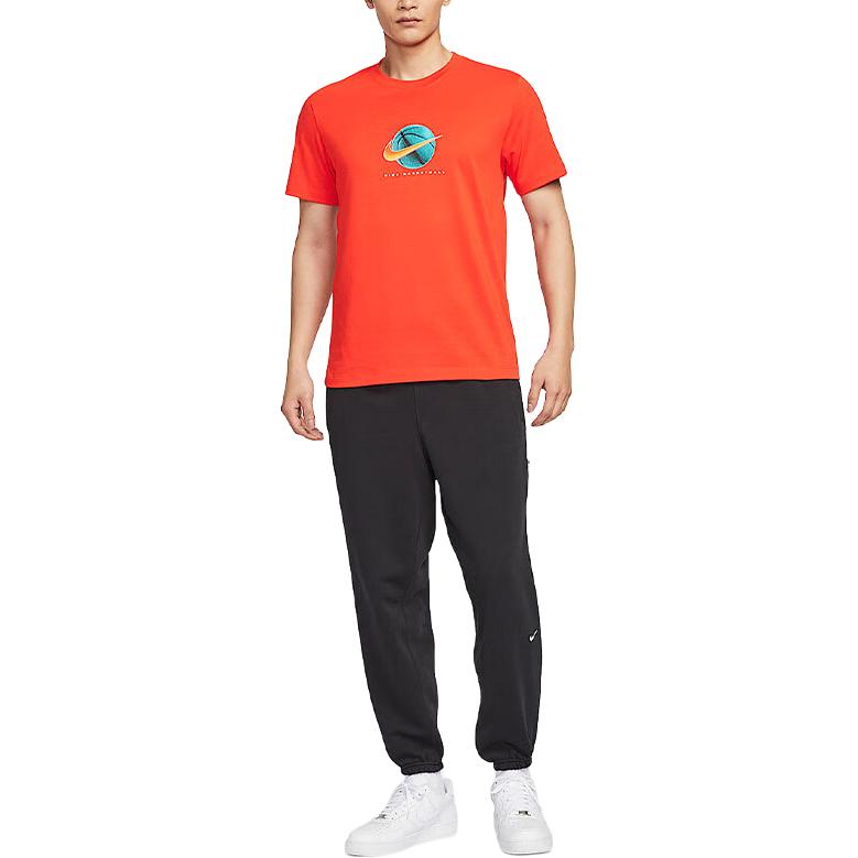 Nike Футболка мужская оранжевая — фото 4