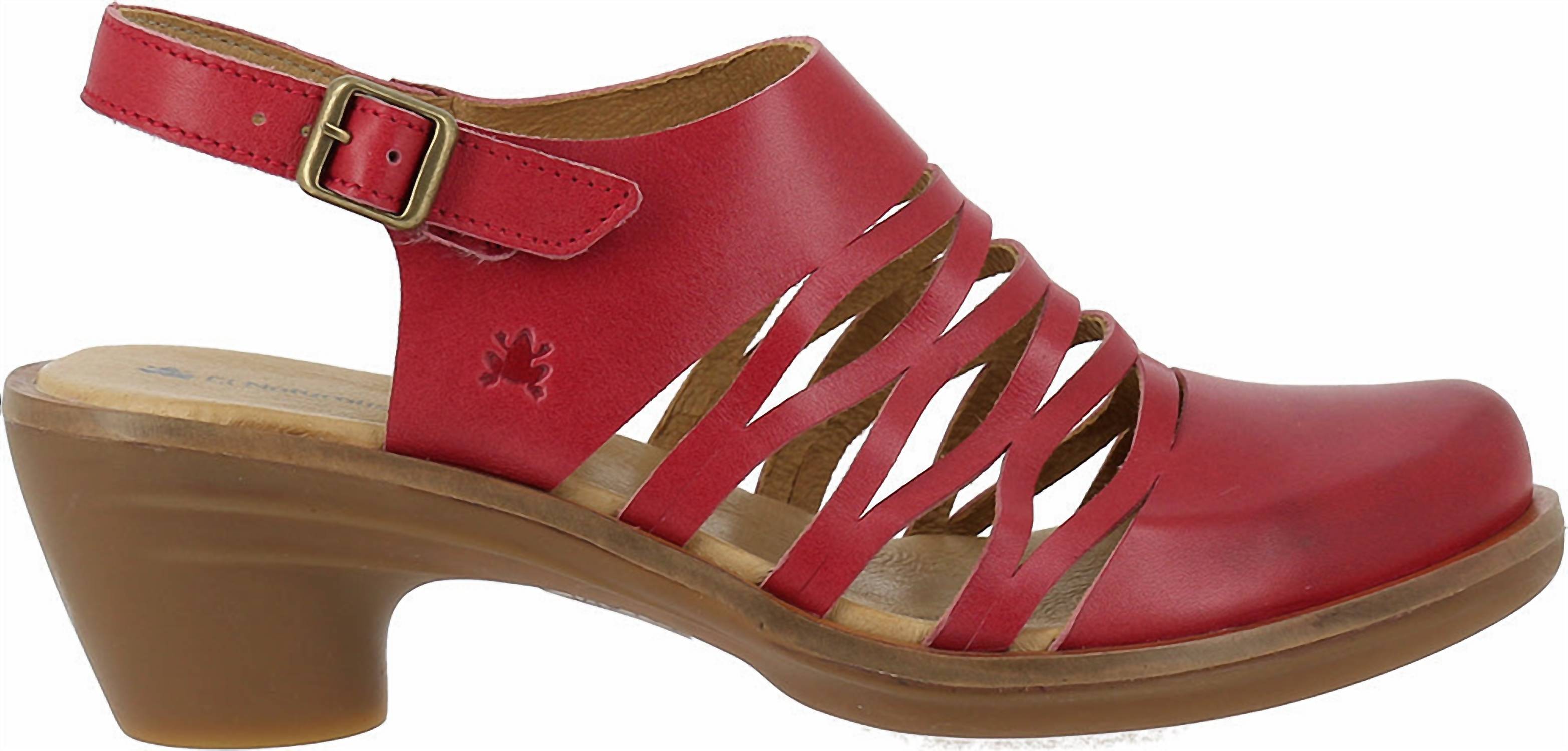 Women's Aqua Vaquetilla Fantasy Sandals In Geranio El Naturalista, Geranio — фото 2