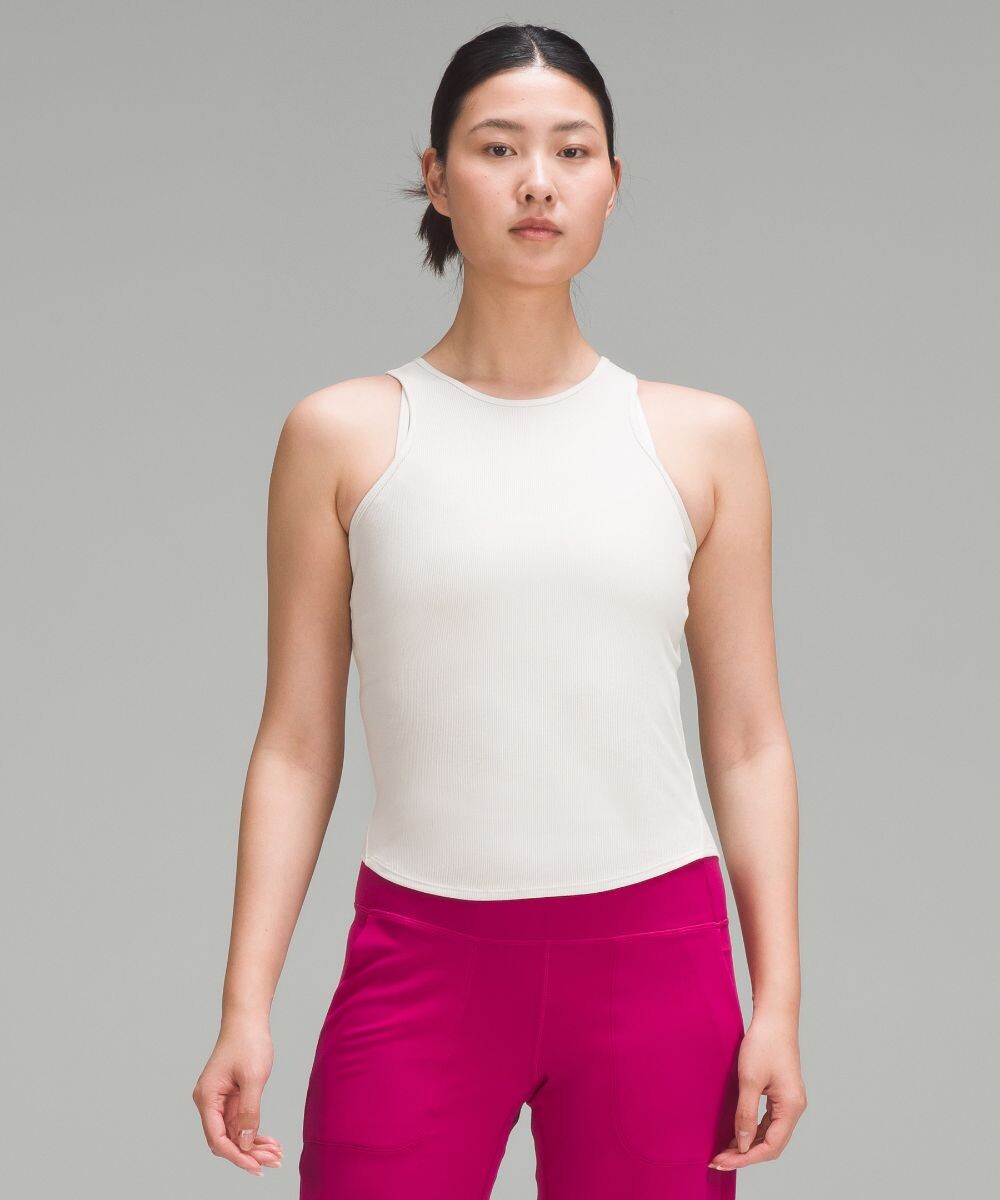

Майка для йоги из модального шелка с закручивающейся спинкой Lululemon, белый