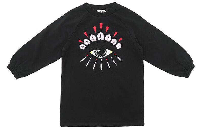

Детское платье KENZO, черно-серое