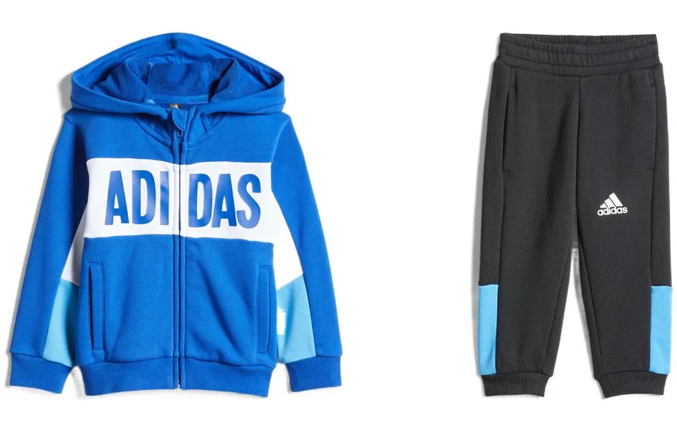 Детский спортивный костюм Adidas Casual Sportswear сине-черный