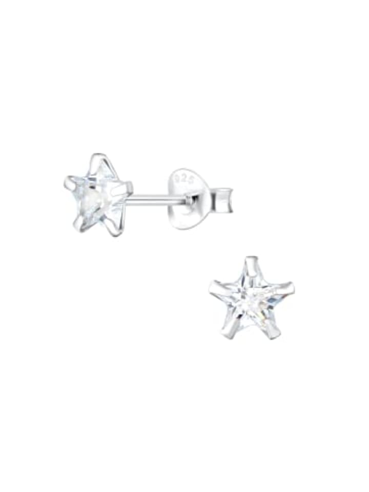 

Alexander York Серьги-гвоздики «Звезда» с кубическим цирконием, 6 мм, из серебра 925 пробы, комплект из 2 штук