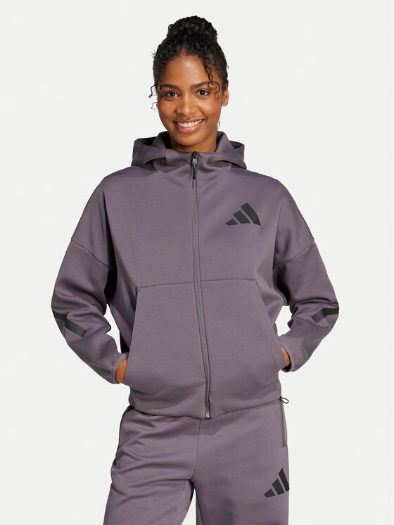 

Свободный крой толстовка Z.N.E. JD5985 Adidas, серый