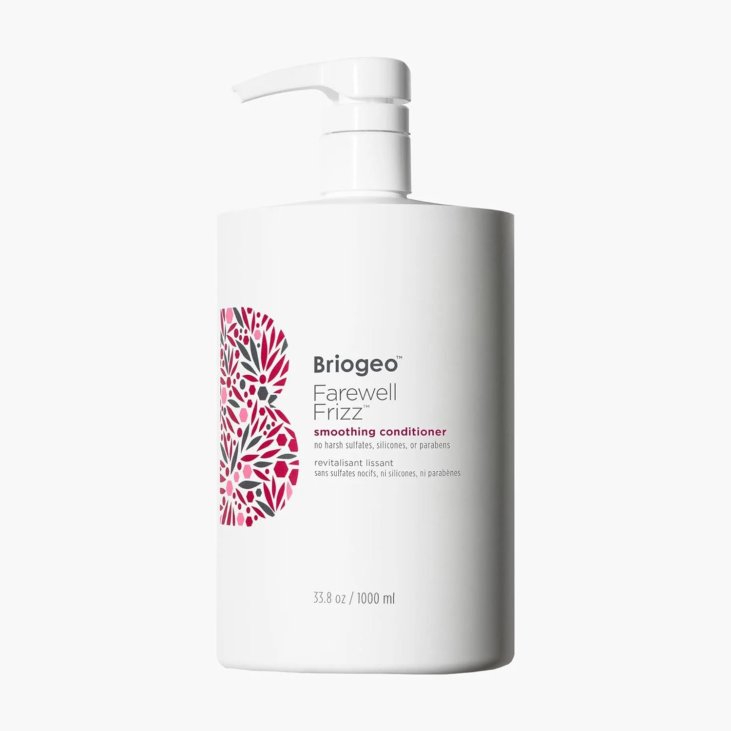 Кондиционер Briogeo Farewell Frizz Smoothing | Кондиционер без силикона для контроля пушистости, увлажнения и блеска | Веганский продукт, не тестируется на животных 1000 мл (1 шт.)