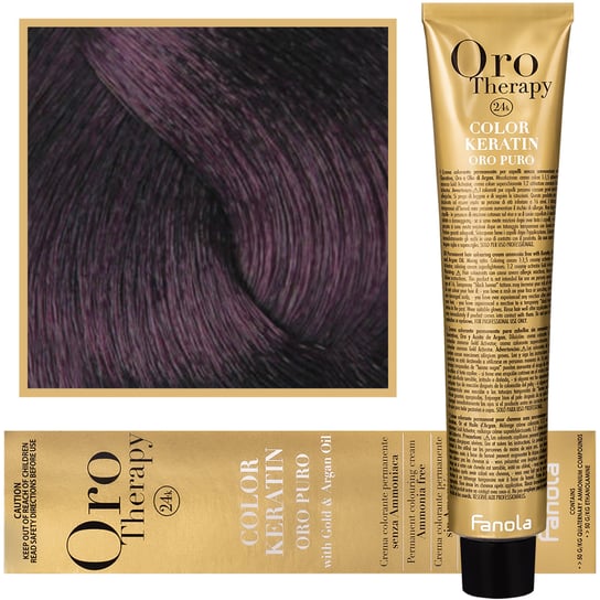 

Краска для волос, 100 мл Fanola, Oro Therapy, Color Keratin Oro Puro, 4.2