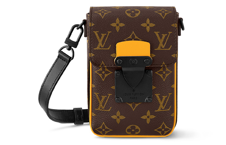 

LOUIS VUITTON Сумка через плечо из холщовой ткани с покрытием, мини-сумка для мужчин, коричневая