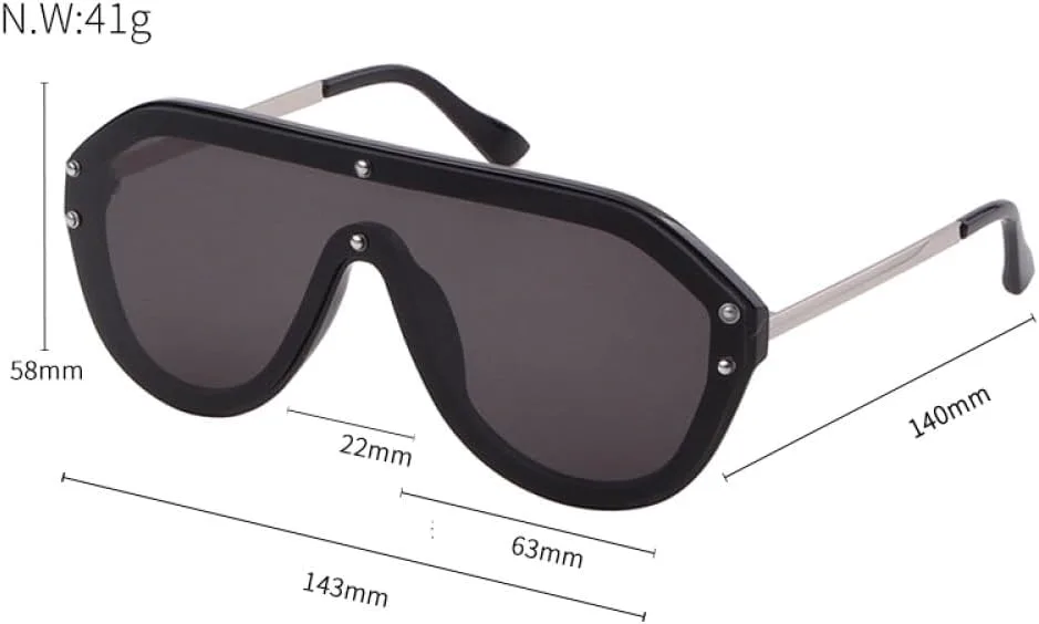 

MUTYNE Модные солнцезащитные очки большого размера для женщин, роскошные солнцезащитные очки в крупной оправе, щитовидной формы, женские солнцезащитные очки-очки, C2