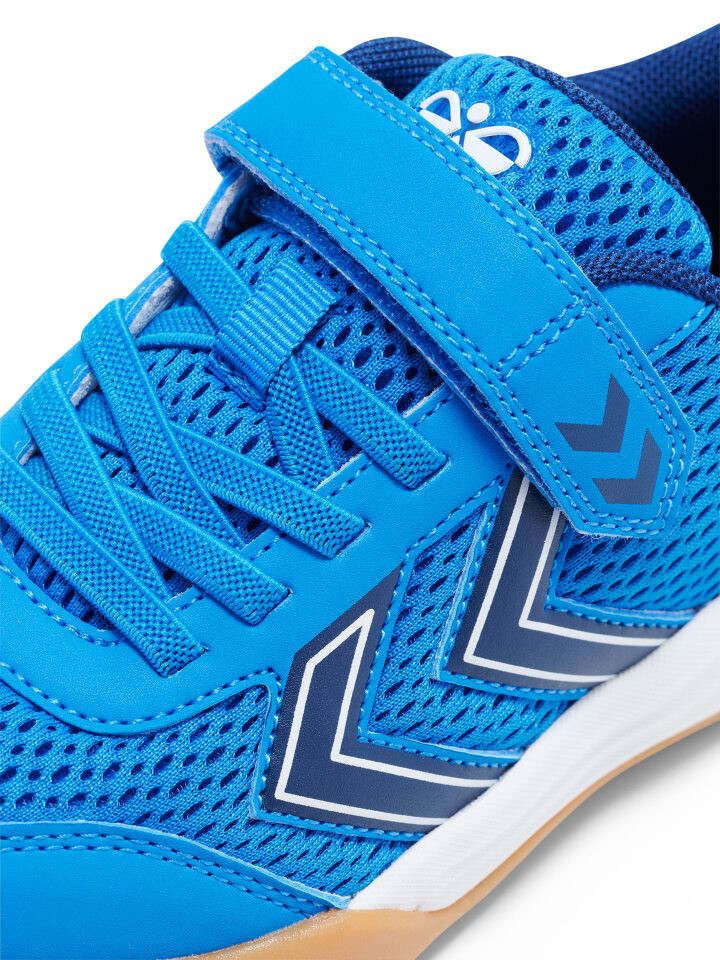 Низкие кроссовки Hummel Klettverschluss Low Multiplay Flex Handball Kinder, цвет blue/white — фото 3