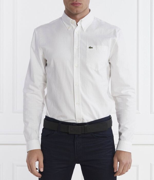 

Рубашка Lacoste Regular Fit, белый