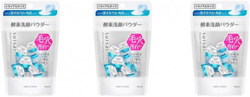 Пудра для умывания Suisai Beauty Clear Powder Wash N, 15 шт. × 3, белый