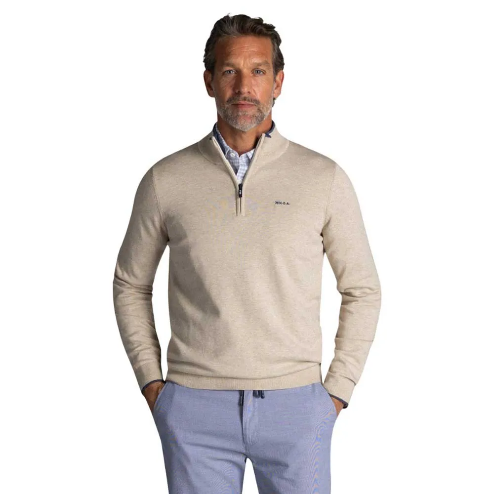 

Свитер Nza New Zealand 25FN465 half zip, бежевый