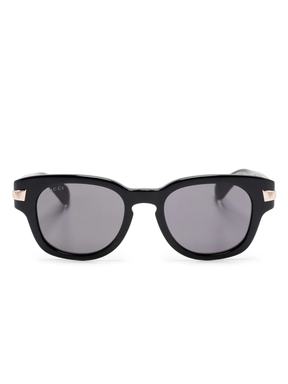 

Солнцезащитные очки в квадратной оправе Gucci Eyewear, черный