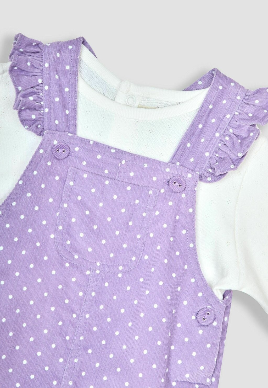 

Комбинезон FRILL SET, REGULAR FIT JoJo Maman Bébé, фиолетовый