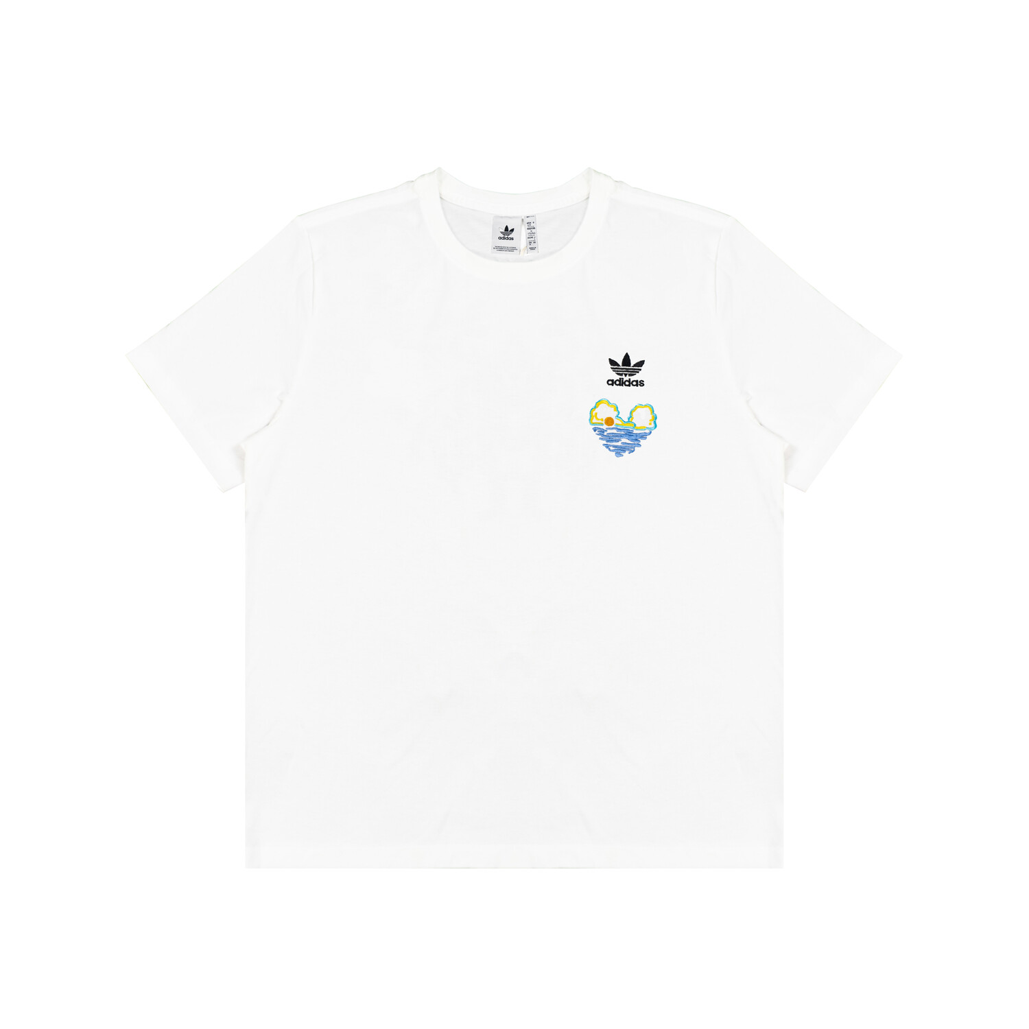 

Футболка унисекс белая Adidas Originals, белый