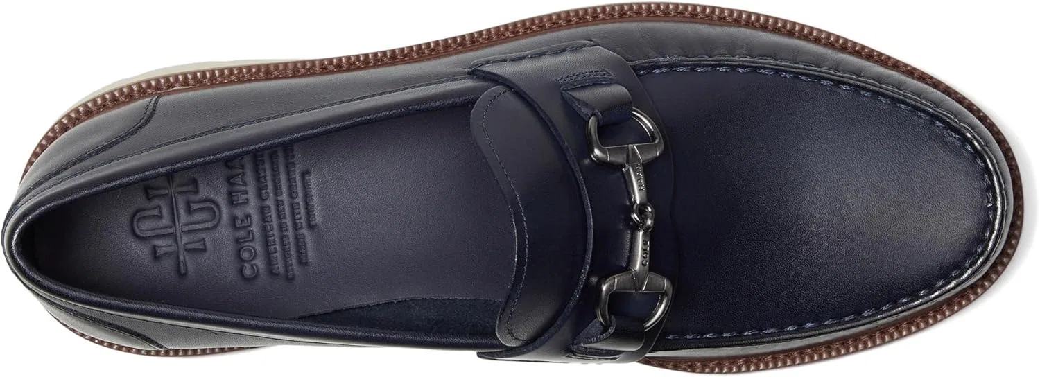 Мужские лоферы-тапочки Cole Haan American Classics Bit, Midnight Moon Oat — фото 2