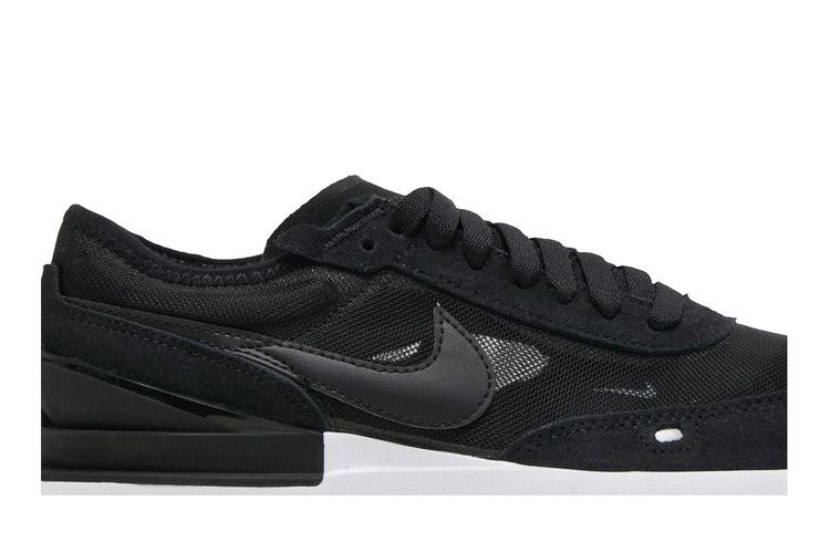 Кроссовки Nike Waffle One GS 'Black', черный — фото 3
