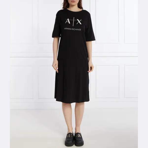 

Одетое платье Armani Exchange, черный