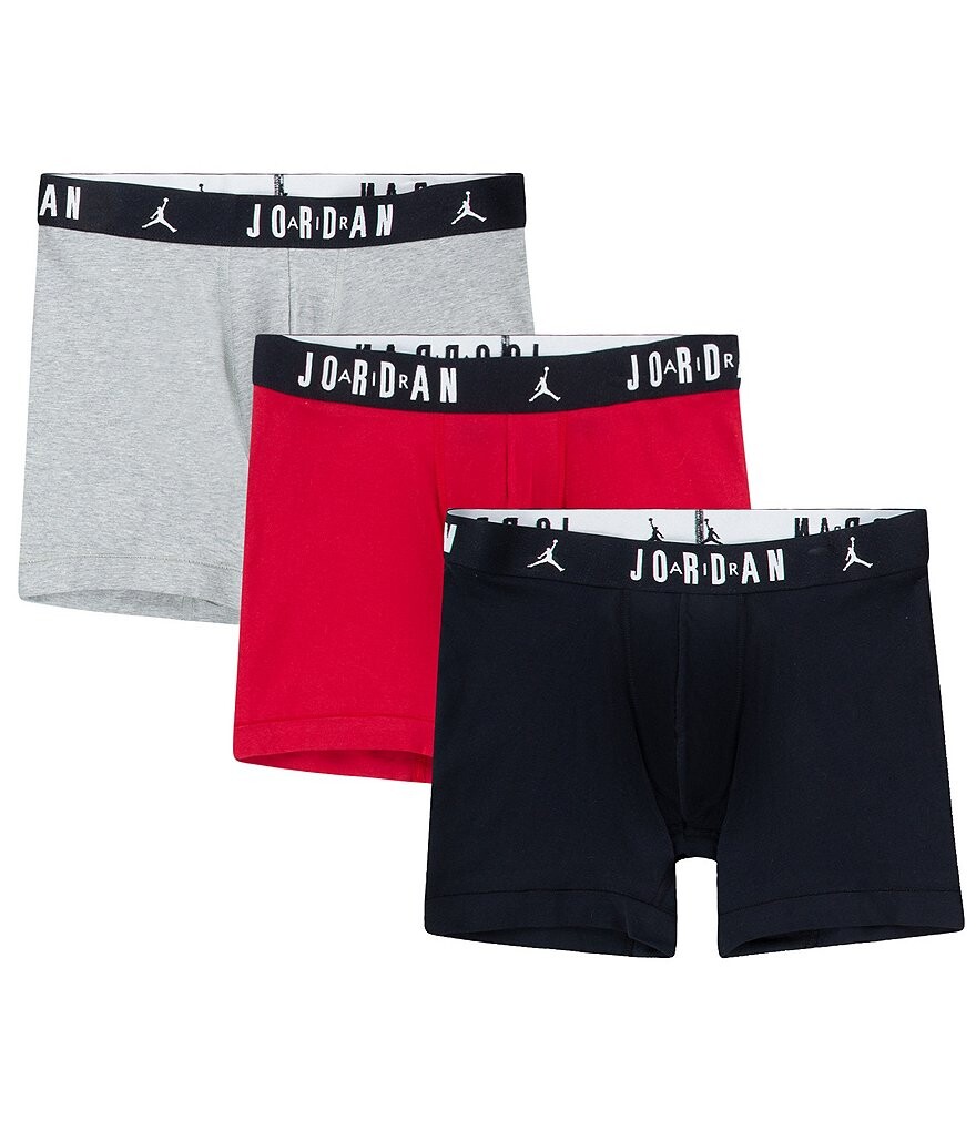 

Jordan Flight Cotton Core 6Трусы-боксеры с внутренним швом (3 шт.), красный
