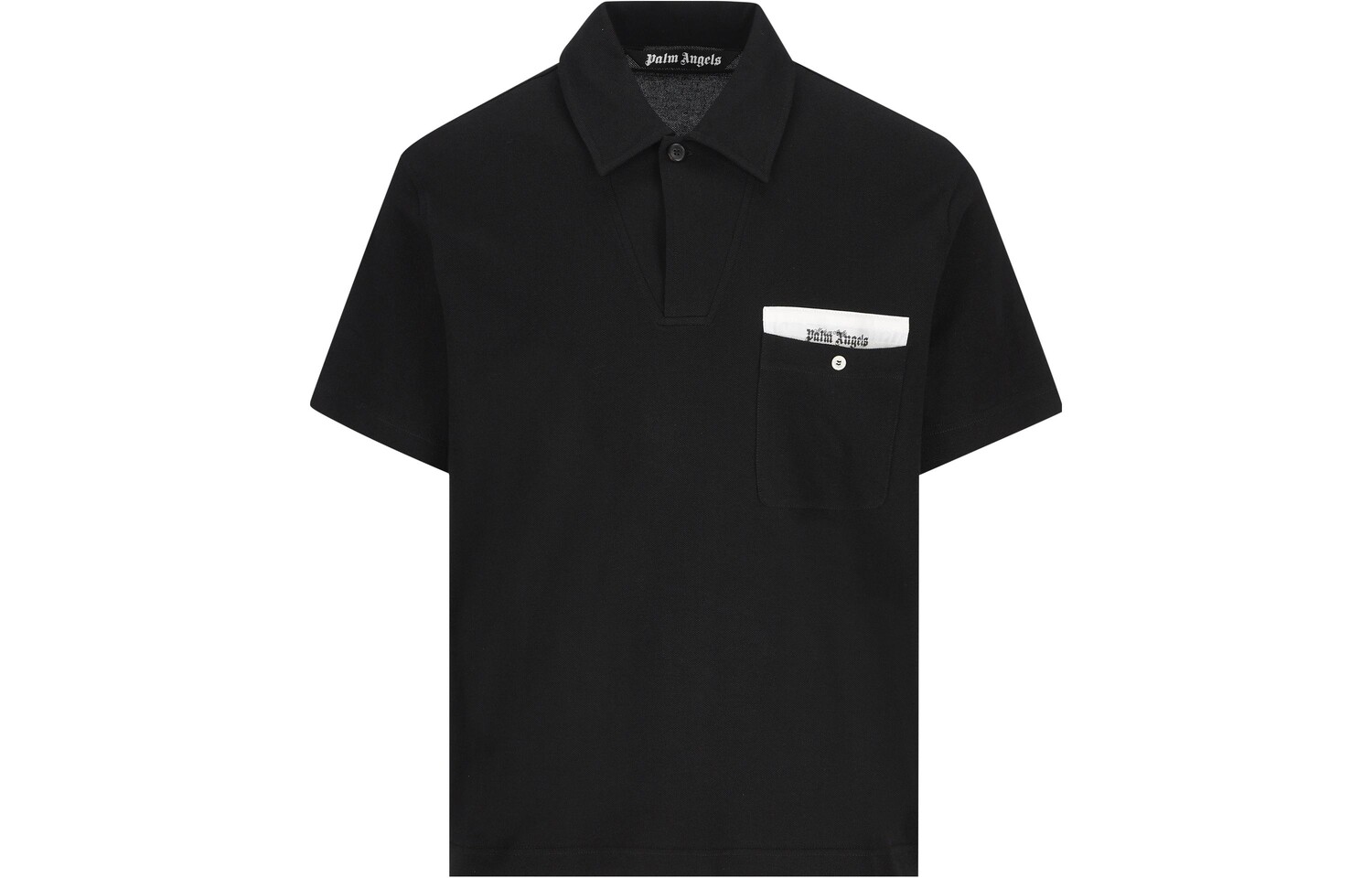 

Рубашка поло мужская черная Palm Angels, черный