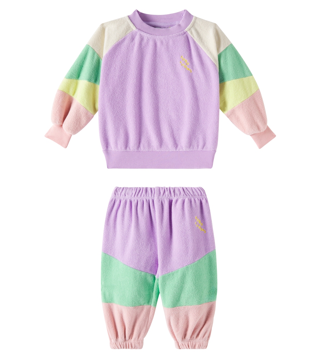 

Комплект из махровой кофты и спортивных штанов Baby Lila Bobo Choses, Lavender