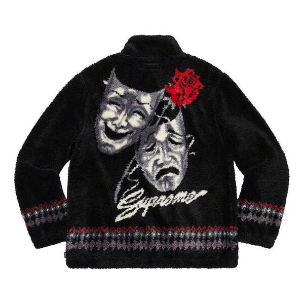 

Куртка Supreme SS20 Week 2 Drama Mask Fleece Jacket, черный