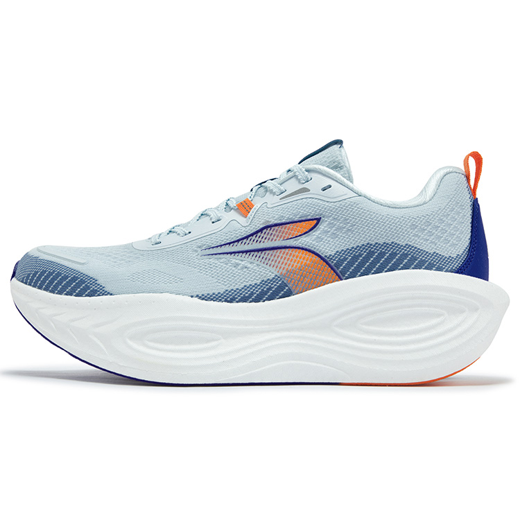 

Кроссовки для бега Blast Foam 5.0 с противоскользящей, износостойкой, дышащей подошвой, цвет "лунный камень", мужские 361°, Moonstone Blue