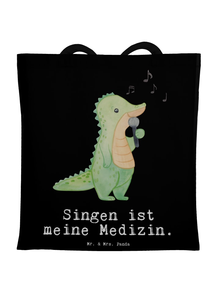 

Mr. & Mrs. Panda Сумка с изображением крокодила и надписью черного цвета