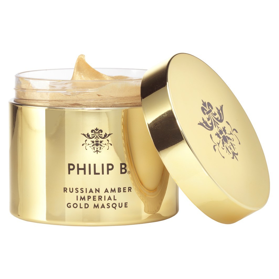 Маска для волос russian amber imperial gold masque 236 ml Philip B, объем 236 мл — фото 3