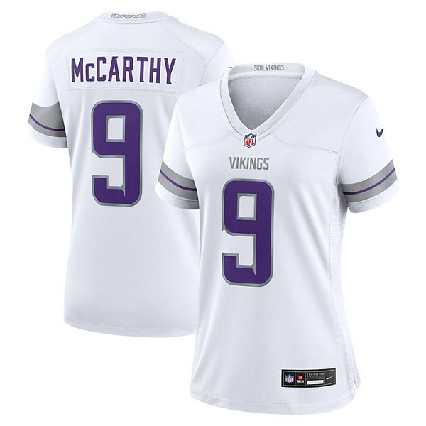 

Женская футболка Minnesota Vikings Alternate Game Player Jersey белая J J McCarthy Nike, Белый, Женская футболка Minnesota Vikings Alternate Game Player Jersey белая J J McCarthy Nike