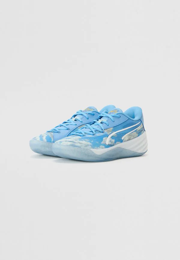 Баскетбольные кроссовки allpro nitro dennis schroder унисекс Puma, Team Light Blue/White — фото 2