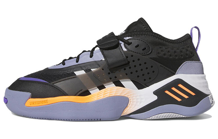 

Кроссовки Adidas Originals Streetball Lifestyle Unisex, черный/оранжевый/фиолетовый
