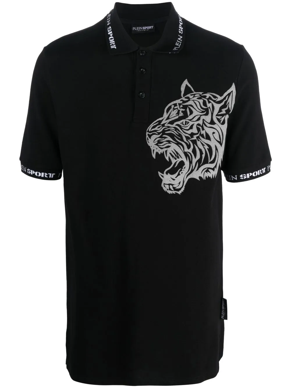 

Рубашка поло Tiger Plein Sport, черный