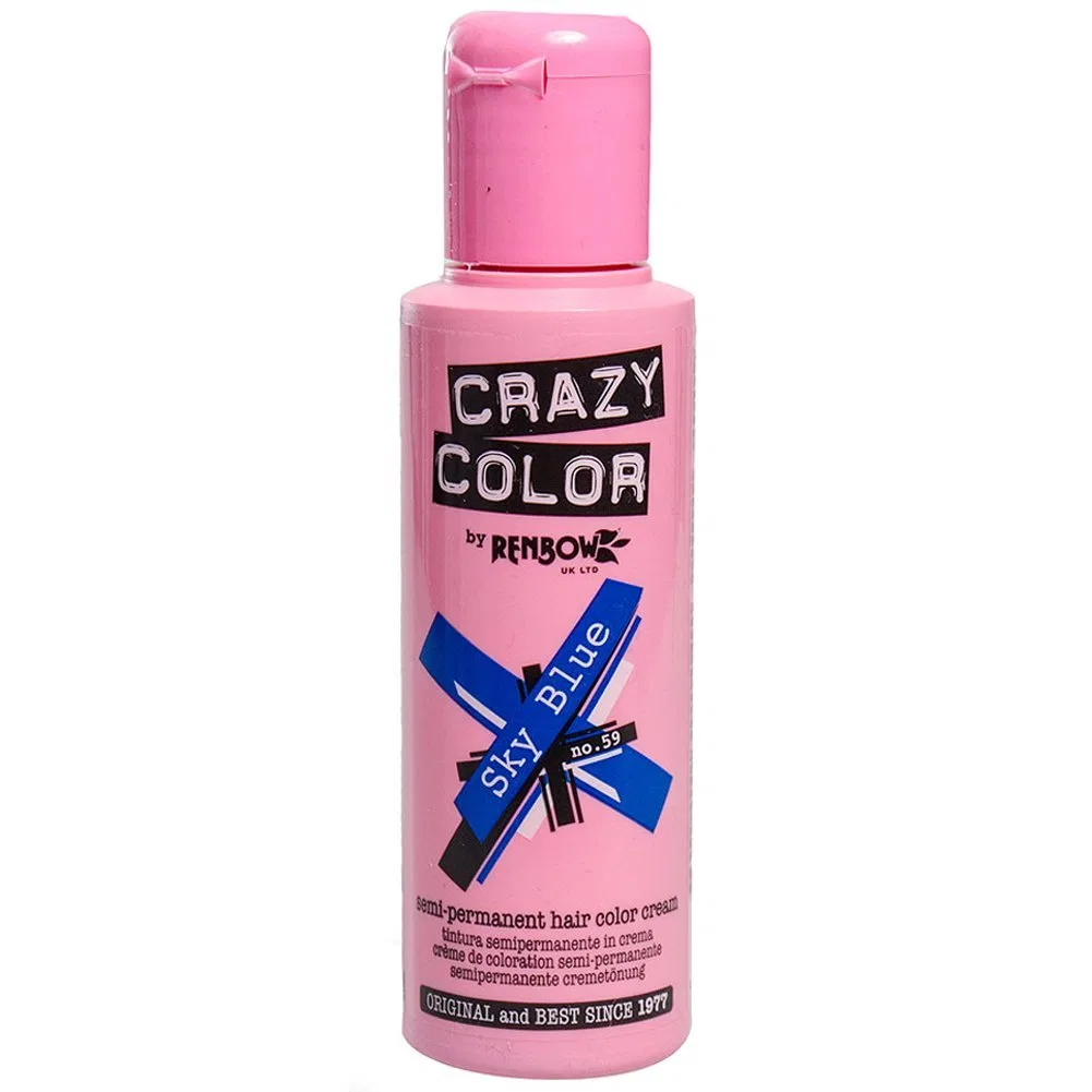 Полуперманентная краска для волос Crazy Color Sky Blue, 100 мл Crazy Color — фото 2