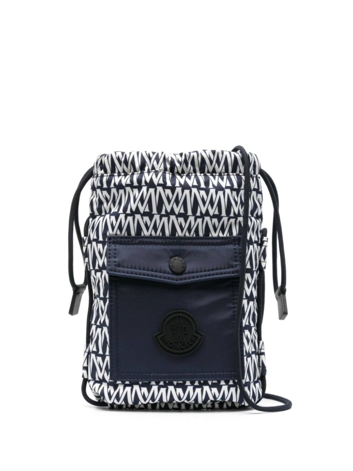 

Moncler сумка через плечо Makaio с монограммой, синий