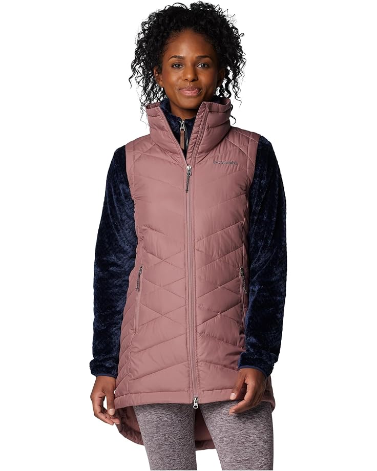 

Утепленный жилет Columbia Heavenly II Long Vest, цвет Fig