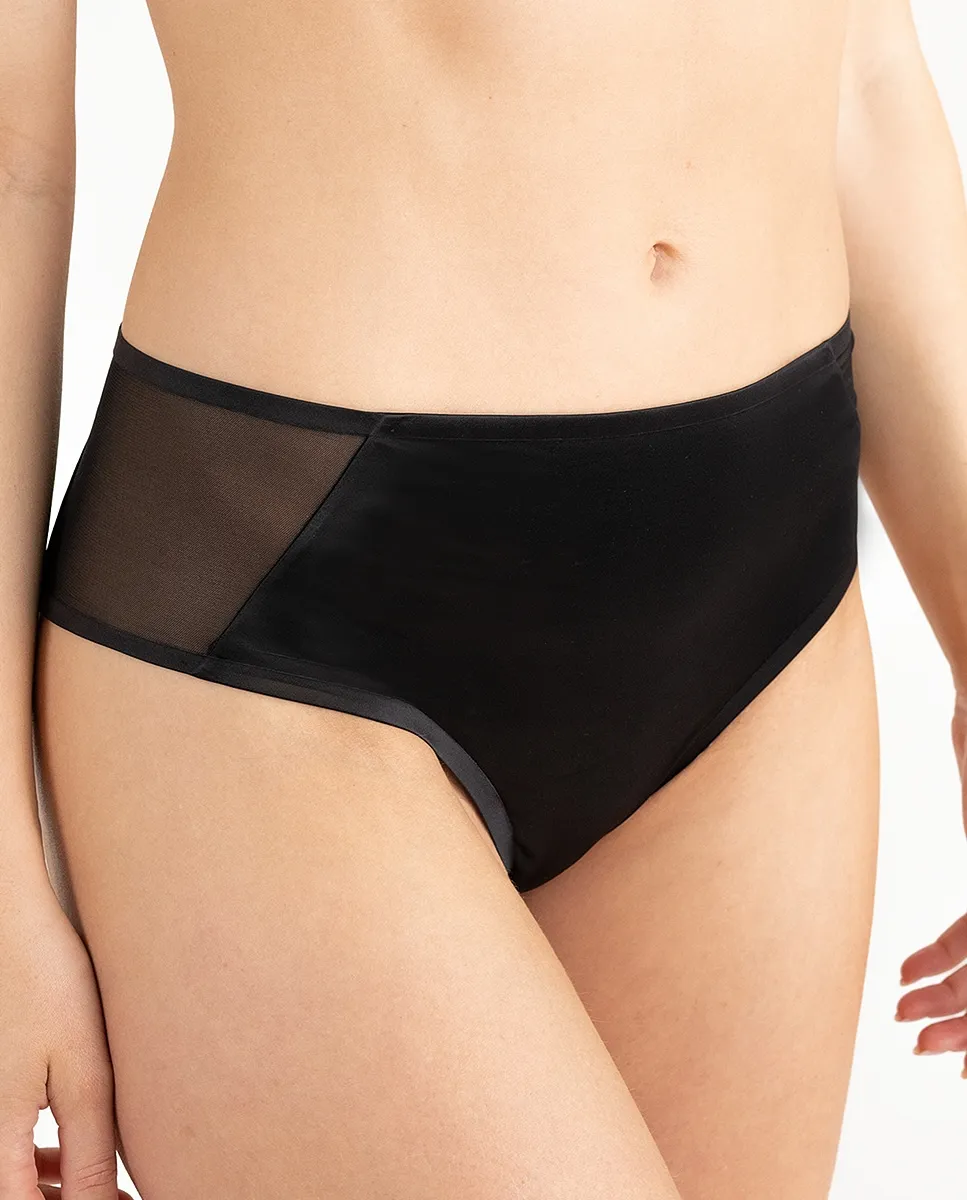 

Высокие трусики из микрофибры Бьянка Passionata, черный